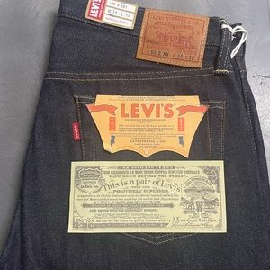 NWT Levi’s vintage 501z selvedge jeans